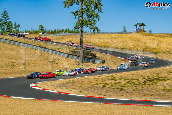 Photo of sports car(s) racing in the IRDC (International Race Drivers Club) Thunder on the Ridge races sanctioned by ICSCC (International Conference of Sports Car Clubs) at Ridge Motorsports Park in S