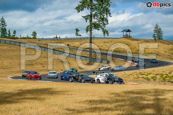 Photo of sports car(s) racing in the IRDC (International Race Drivers Club) Thunder on the Ridge races sanctioned by ICSCC (International Conference of Sports Car Clubs) at Ridge Motorsports Park in S